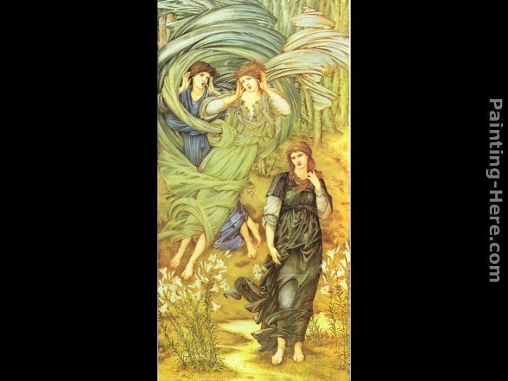 Edward BurneJones Sponsa de Libano Painting